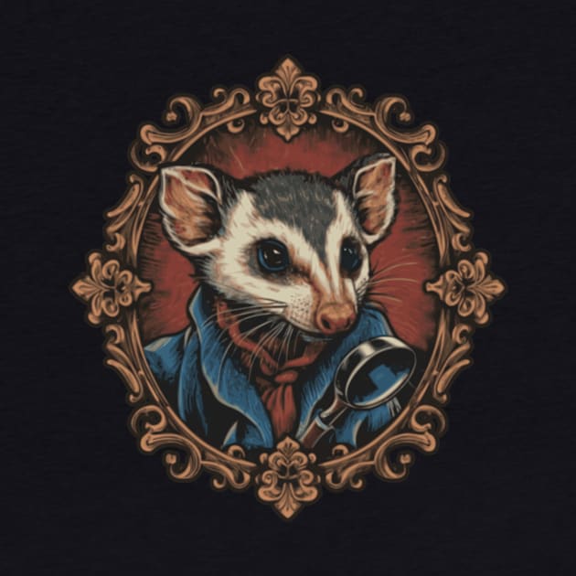 Detective Opossum by InfinityTone